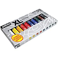 Pebeo Studio XL - Kit de pinturas al óleo con pincel (10 unidades x 20 ml cada una- 200 ml)- varios colores